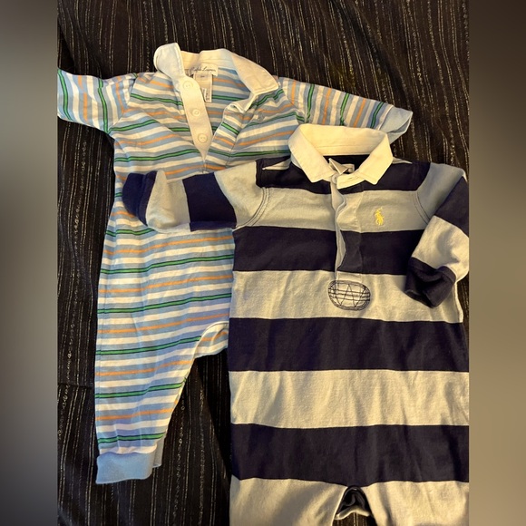 2 Infant Ralph Lauren Rompers - Picture 1 of 4